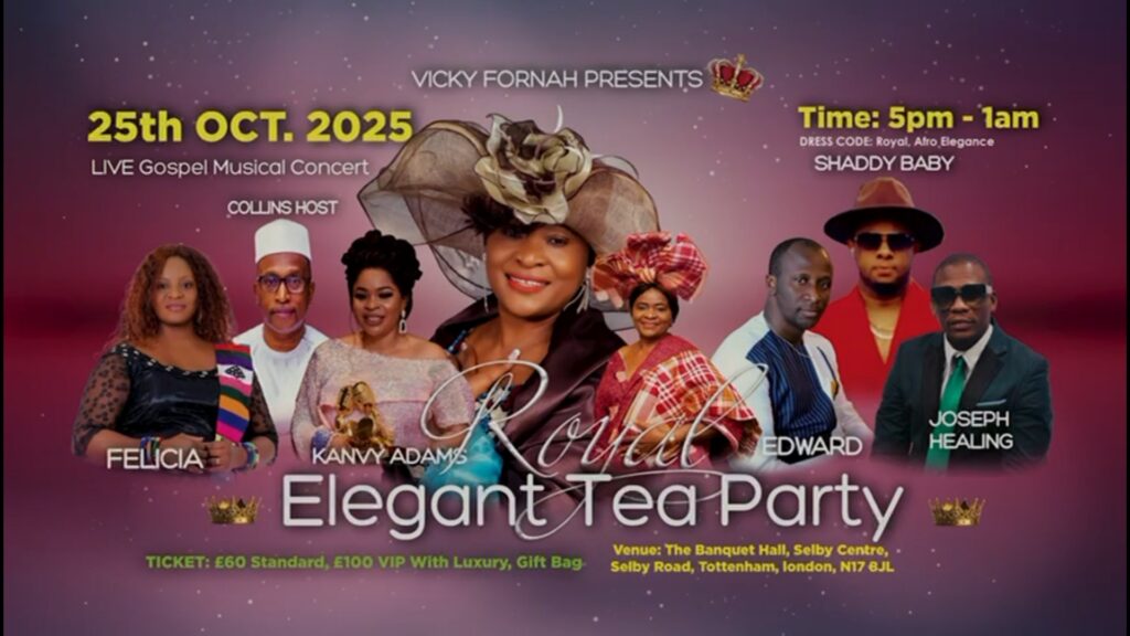 Royal Elegant Tea Party 2025 with Vicky Fornah