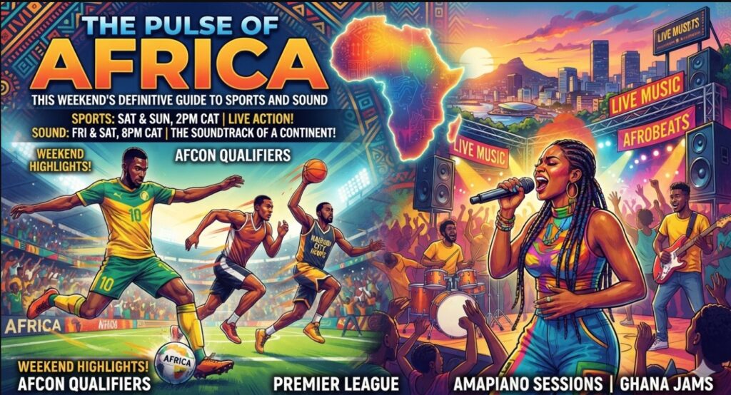 🌍 The Pulse of Africa: This Weekend’s Definitive Guide to Sports and Sound